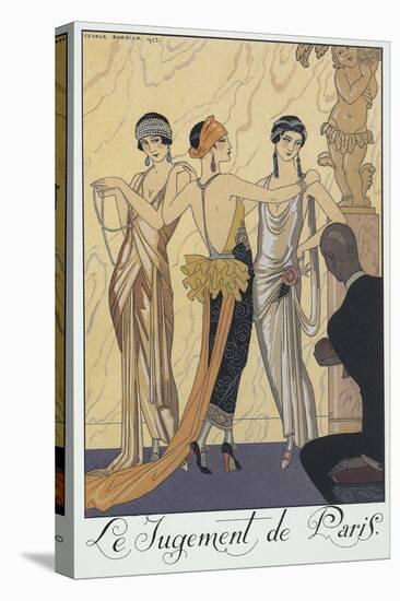 Falbalas Et Fanfreluches, Almanac for 1924,The Judgment of Paris-Georges Barbier-Stretched Canvas