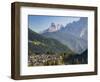 Falcade in Val Biois, Monte Pelmo in the background. Italy.-Martin Zwick-Framed Photographic Print