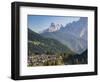 Falcade in Val Biois, Monte Pelmo in the background. Italy.-Martin Zwick-Framed Photographic Print