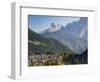 Falcade in Val Biois, Monte Pelmo in the background. Italy.-Martin Zwick-Framed Photographic Print