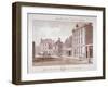 Falcon Coal Wharf, Bankside, Southwark, London, 1827-John Chessell Buckler-Framed Giclee Print