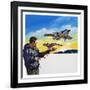 Falcon Flight-Wilf Hardy-Framed Giclee Print