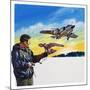 Falcon Flight-Wilf Hardy-Mounted Giclee Print