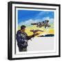 Falcon Flight-Wilf Hardy-Framed Giclee Print