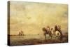 Falcon Hunt in the Sahara, 1863-Eugène Fromentin-Stretched Canvas