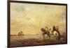 Falcon Hunt in the Sahara, 1863-Eugène Fromentin-Framed Giclee Print