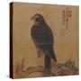 Falcon on a Pine Limb, Emperor Xuande, circa 1426-1435-null-Stretched Canvas
