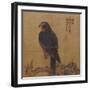 Falcon on a Pine Limb, Emperor Xuande, circa 1426-1435-null-Framed Giclee Print