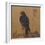 Falcon on a Pine Limb, Emperor Xuande, circa 1426-1435-null-Framed Giclee Print