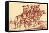 Falconers-Hans Burgkmair-Framed Stretched Canvas