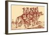 Falconers-Hans Burgkmair-Framed Giclee Print