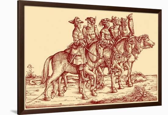 Falconers-Hans Burgkmair-Framed Giclee Print