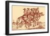 Falconers-Hans Burgkmair-Framed Premium Giclee Print