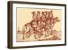 Falconers-Hans Burgkmair-Framed Giclee Print