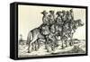 Falconers-Hans Burgkmair-Framed Stretched Canvas