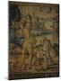 Falconry Hunting Tapestry Based on Cartoon by Laurent Guyot-null-Mounted Giclee Print