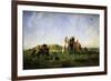 Falconry in Algeria, 1862-Eugene Fromentin-Framed Giclee Print