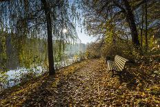 Autumn Mood in a Lake-Falk Hermann-Photographic Print