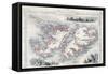 Falkland Islands and Patagonia, Series of World Maps, c.1850-John Rapkin-Framed Stretched Canvas