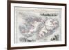 Falkland Islands and Patagonia, Series of World Maps, c.1850-John Rapkin-Framed Giclee Print