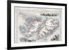 Falkland Islands and Patagonia, Series of World Maps, c.1850-John Rapkin-Framed Giclee Print