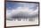 Falkland Islands. King Penguins Watch as a Storm Approaches-Martin Zwick-Framed Photographic Print