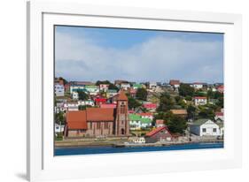 Falkland Islands. Stanley. View from the Water-Inger Hogstrom-Framed Photographic Print