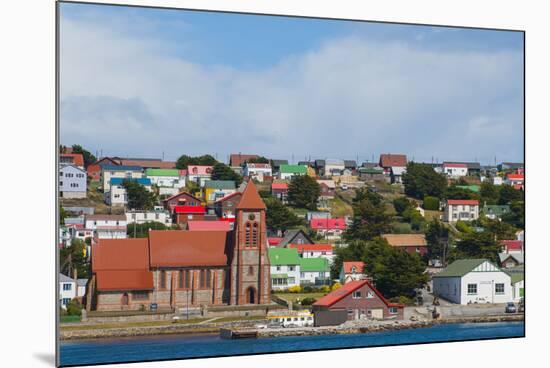 Falkland Islands. Stanley. View from the Water-Inger Hogstrom-Mounted Photographic Print