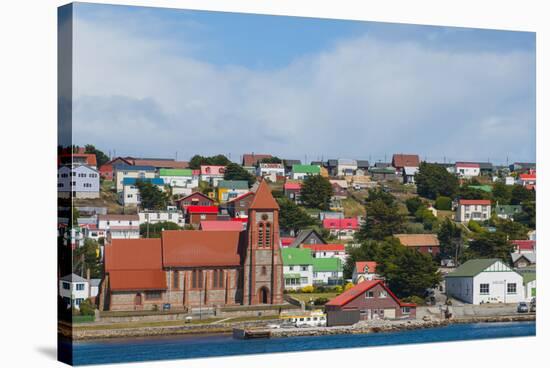 Falkland Islands. Stanley. View from the Water-Inger Hogstrom-Stretched Canvas