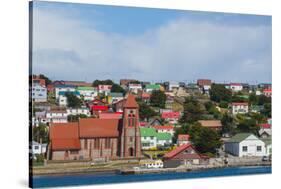 Falkland Islands. Stanley. View from the Water-Inger Hogstrom-Stretched Canvas