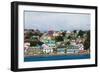 Falkland Islands. Stanley. View from the Water-Inger Hogstrom-Framed Photographic Print