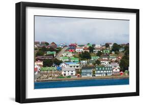 Falkland Islands. Stanley. View from the Water-Inger Hogstrom-Framed Photographic Print