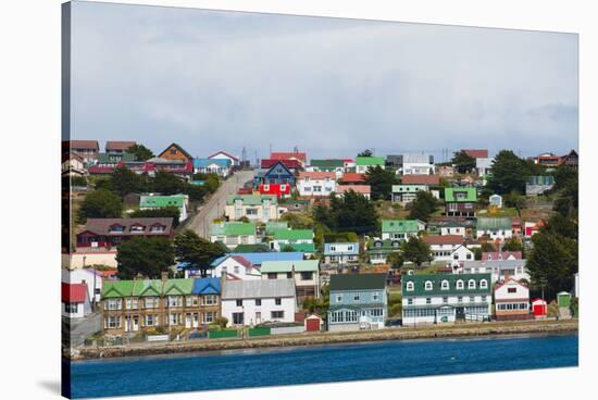 Falkland Islands. Stanley. View from the Water-Inger Hogstrom-Stretched Canvas