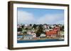 Falkland Islands. Stanley. View from the Water-Inger Hogstrom-Framed Photographic Print