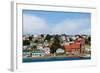 Falkland Islands. Stanley. View from the Water-Inger Hogstrom-Framed Photographic Print