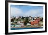 Falkland Islands. Stanley. View from the Water-Inger Hogstrom-Framed Photographic Print