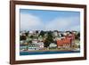 Falkland Islands. Stanley. View from the Water-Inger Hogstrom-Framed Photographic Print