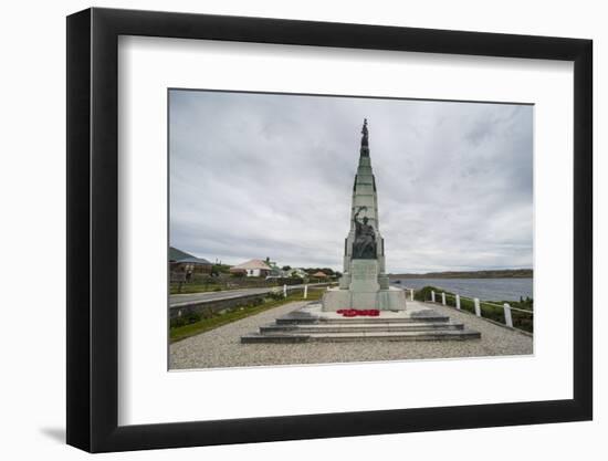 Falklands War Memorial, Stanley, capital of the Falkland Islands, South America-Michael Runkel-Framed Photographic Print