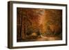 Fall at its finest in Irati Forrest, Navarre, Spain, Europe-David Rocaberti-Framed Photographic Print