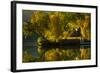 Fall at the Lake-Sally Linden-Framed Photographic Print