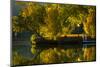 Fall at the Lake-Sally Linden-Mounted Photographic Print