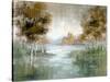 Fall Birch River-null-Stretched Canvas