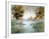 Fall Birch River-null-Framed Art Print