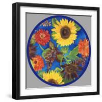 Fall Change-Circle-Carissa Luminess-Framed Giclee Print