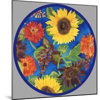 Fall Change-Circle-Carissa Luminess-Mounted Giclee Print