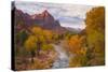 Fall Classic at The Watchman, Zion National Park-null-Stretched Canvas