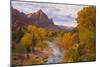 Fall Classic at The Watchman, Zion National Park-null-Mounted Photographic Print