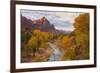 Fall Classic at The Watchman, Zion National Park-null-Framed Photographic Print