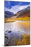Fall Color and Early Snow at North Lake, Inyo National Forest, California-Russ Bishop-Mounted Photographic Print