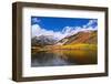 Fall color and early snow at North Lake, Inyo National Forest, Sierra Nevada Mountains, California,-Russ Bishop-Framed Photographic Print